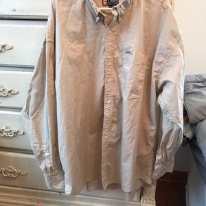 Chaps Mens XXL long sleeve button up